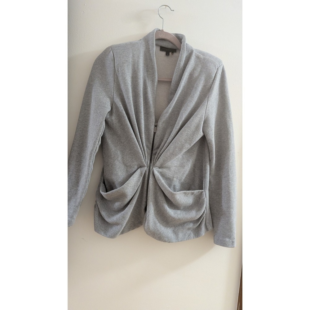 Donna Karan Designer 80s shoulder pads, cotton, chic, quiet luxury M loungewear